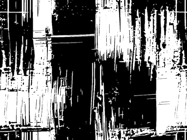 Textura grunge en blanco y negro con arañazos de polvo y superposición de salpicaduras Diseño de boceto áspero