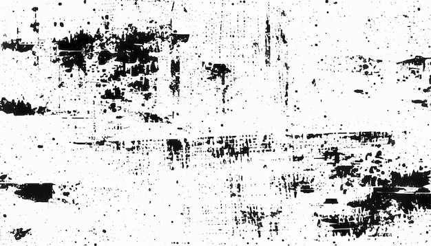 Textura grunge en blanco y negro Textura monocromática Textura angustiada Textura granulada