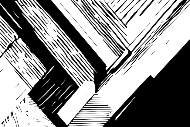 Textura Grunge en blanco y negro Textura vectorial Grunge Textura de superposición de angustia Textura monocromática
