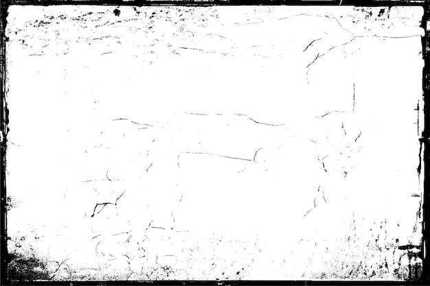 Textura grunge monocromática fondo abstracto en blanco y negro con chips de arañazos