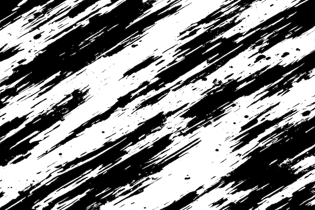 Textura grunge negra y áspera en fondo blanco Arte vectorial con efecto grunge