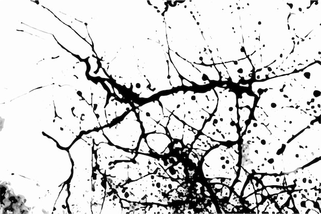 Textura grunge negra y blanca Vector de textura urbana grunge de fondo grunge en blanco y negro