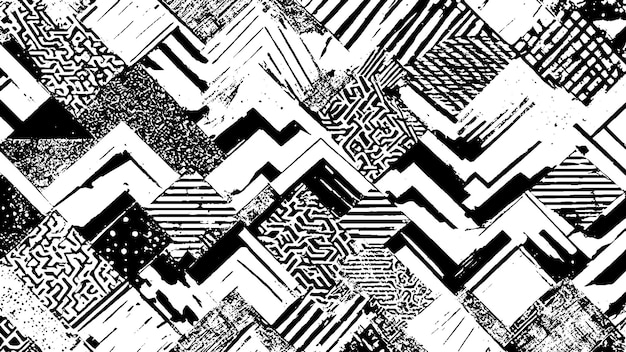 Textura grunge negra en fondo blanco para fondos y superposiciones