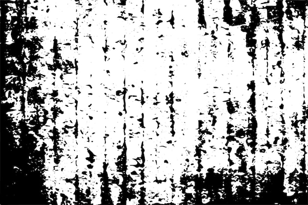 Textura grunge negra en una imagen vectorial de fondo blanco