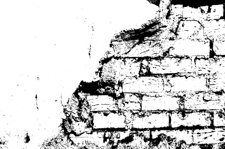 Vector textura grunge de la pared de ladrillo