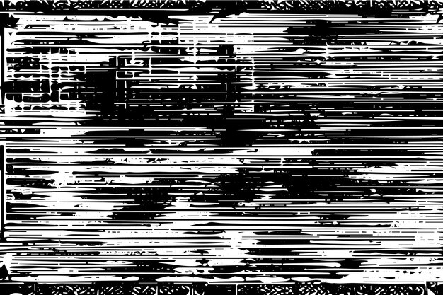 textura grunge con rayas negras sobre un fondo blanco