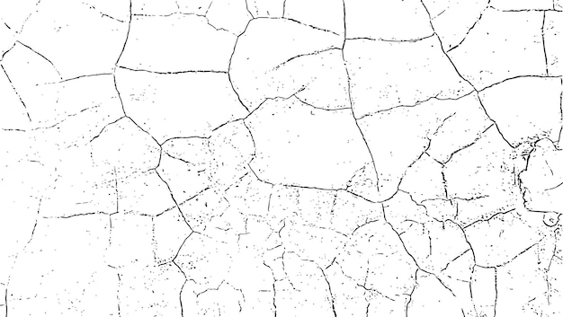 textura grunge rota Un fondo blanco con un patrón blanco y negro de grietas y grietas