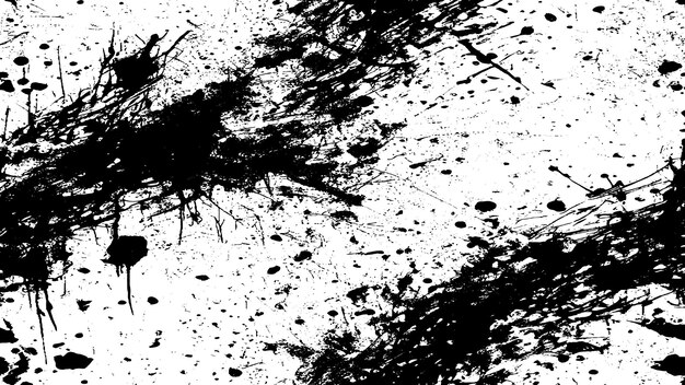 Textura grunge vectorial en blanco y negro con fondo abstracto de superposición angustiada