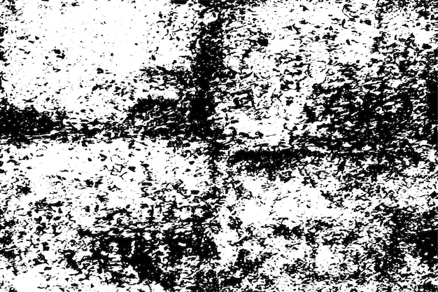 textura grungy negra en fondo blanco ilustración vectorial de la textura grungy negra