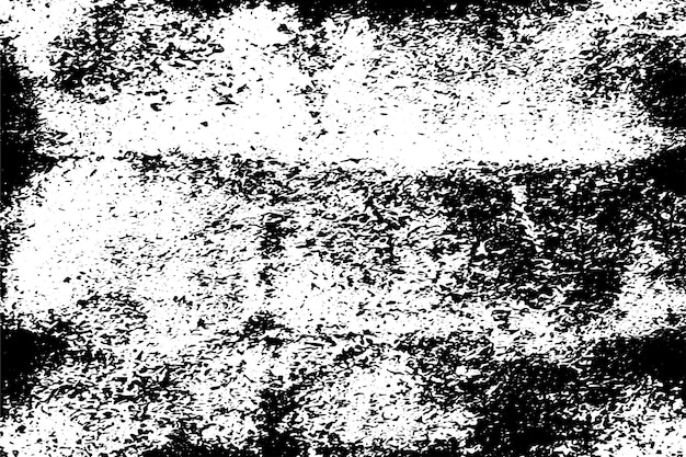 textura grungy negra en fondo blanco ilustración vectorial de la textura grungy negra