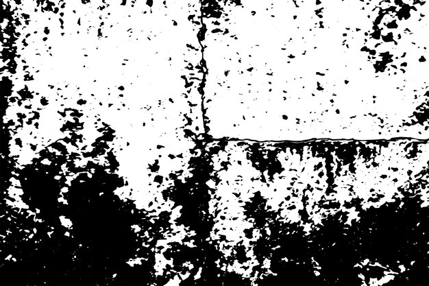 textura grungy negra en fondo blanco ilustración vectorial de la textura grungy negra