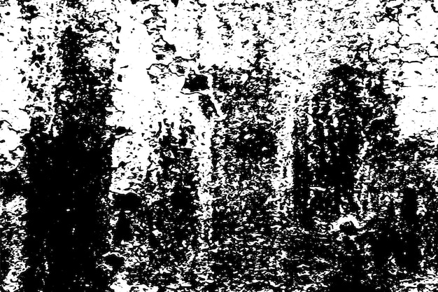 textura grungy negra en fondo blanco ilustración vectorial de la textura grungy negra