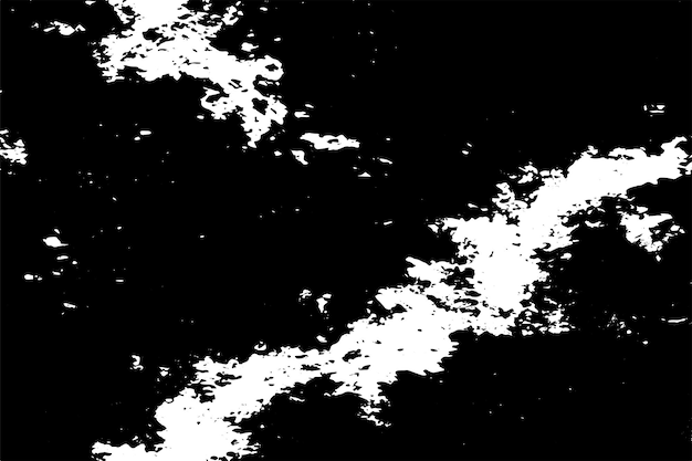 textura grungy negra vectorial en fondo blanco para uso de fondo