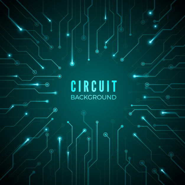 Textura de hardware de circuito. Conexión de chipset de computadora. Concepto de fondo de placa de circuito.