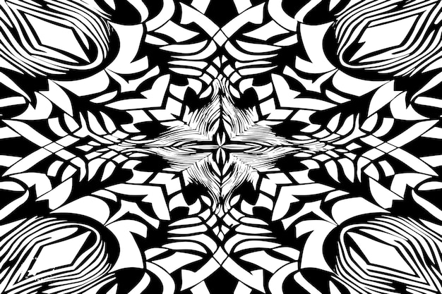 Textura de ilusión hipnótica dinámica en blanco para fondos artísticos