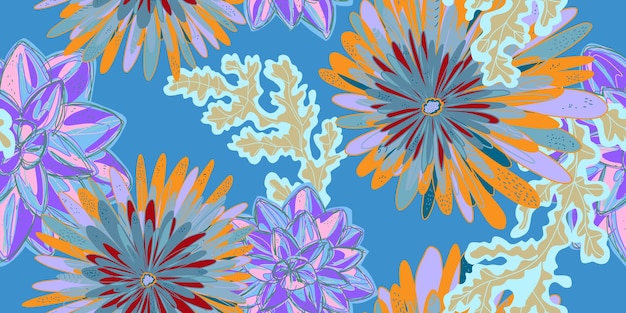 Textura limones limas cítricos patrones exóticos tropicales estilo de dibujos animados