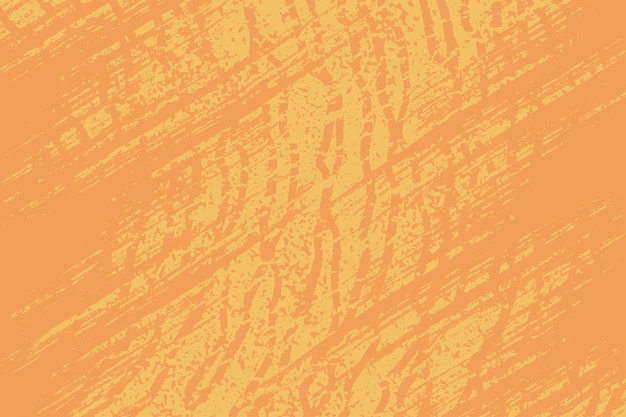 Vector textura de línea de rayas de color naranja pastel con fondo detallado grunge angustiado