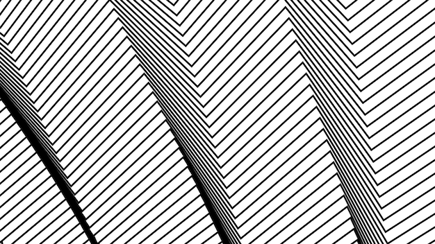 Textura de línea de rayas en zigzag negras fondo abstracto para estilo de tela o presentación