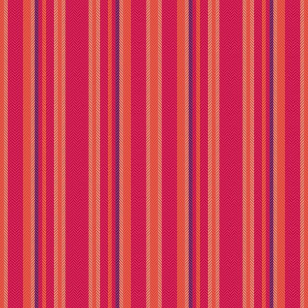 Textura de líneas sin costuras de vector de tela textil con un fondo de rayas de patrón vertical
