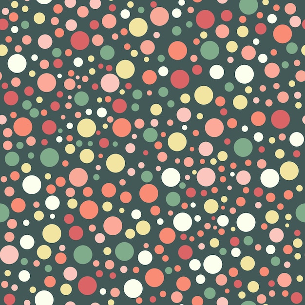 Textura de lunares vintage de patrones sin fisuras