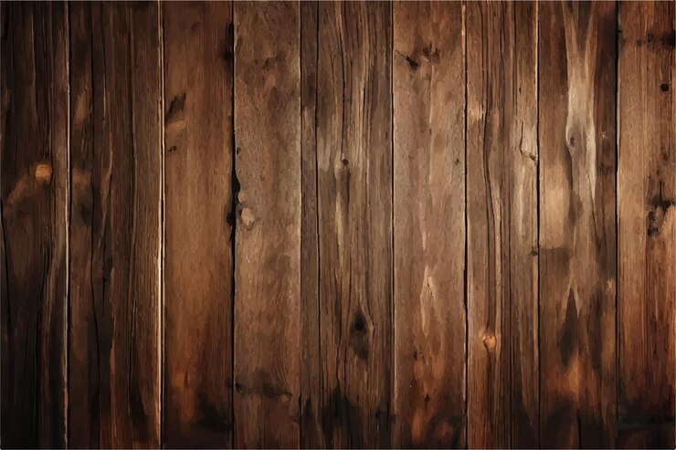 Vector textura de madera fondo paneles viejos vacío fondo de madera marrón natural textura de tabla de madera marró