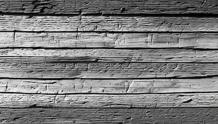 Vector textura de madera negra y blanca fondo de madera tablas de madera texturizadas y desgastadas negras y blancas