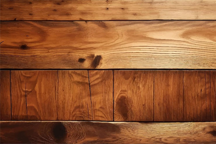 Vector textura de madera tablas de madera fondo de madera