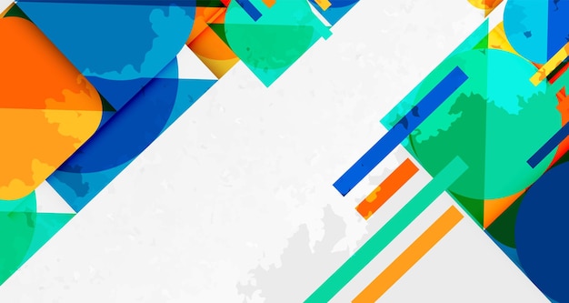 Textura de mancha granulada fondo abstracto geométrico con círculos cuadrados y líneas Ilustración vectorial para papel tapiz Banner Fondo Libro de tarjetas Ilustración página de aterrizaje