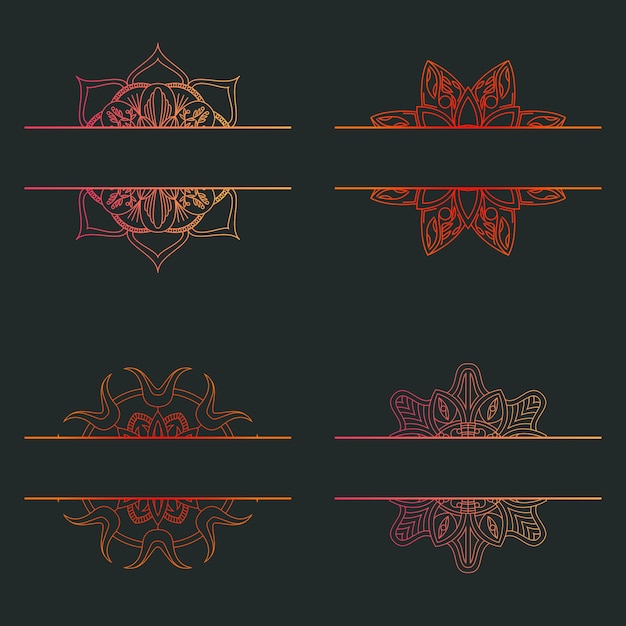 Vector textura de mandala