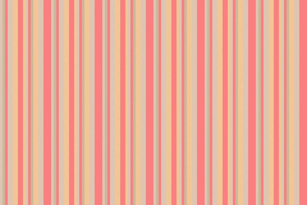 Textura de la marca fondo de rayas líneas verticales detalladas sin costuras tela textil de patrón vectorial geométrico en colores rojos y claros