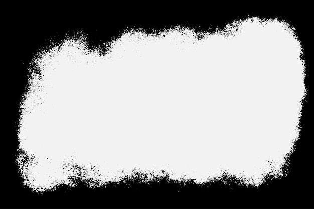 Textura de marco Grunge vector aislado sobre fondo blanco
