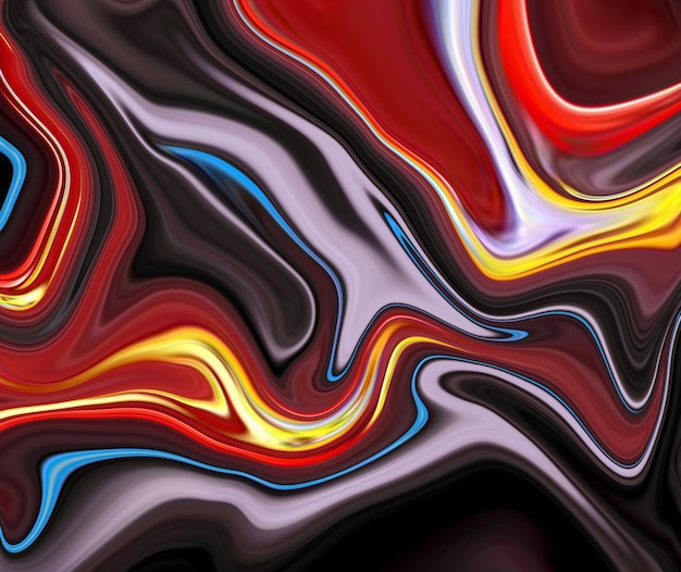 Textura de mármol de fondo líquido abstracto Diseño de acuarela de ondas de tinta