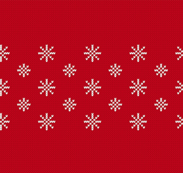 Textura de Navidad de punto con copos de nieve Patrón de suéter de punto Fondo transparente de Navidad