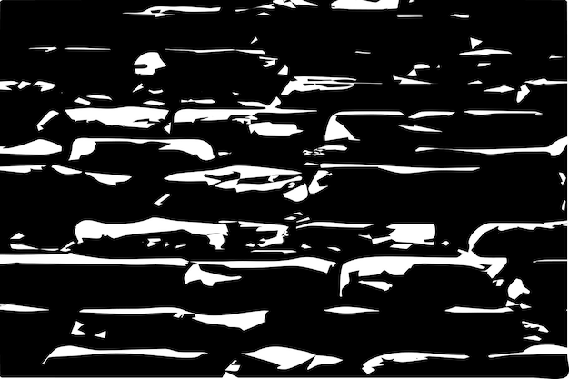 Textura negra y agrietada de la pared de la ilustración vectorial de la ilustración de fondo.