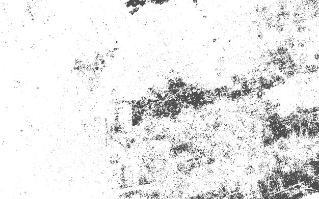 Textura negra angustiada Textura granulada oscura sobre fondo blanco Superposición de polvo texturizada Partículas de ruido de grano Efecto blanco oxidado Elementos de diseño Grunge Ilustración vectorial