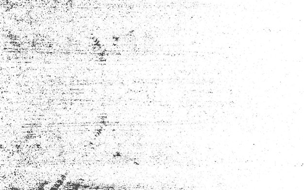 Textura negra angustiada Textura granulada oscura sobre fondo blanco Superposición de polvo texturizada Partículas de ruido de grano Efecto blanco oxidado Elementos de diseño Grunge Ilustración vectorial