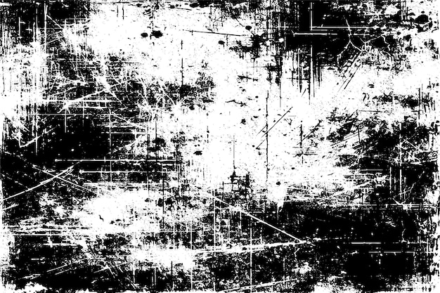 Textura negra y blanca con arañazos y angustia