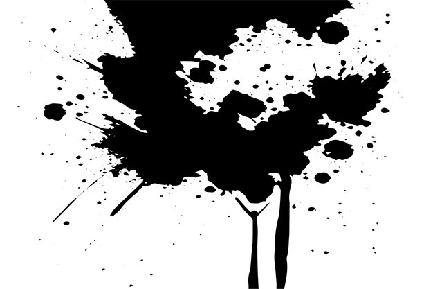 textura negra y blanca textura negra en fondo blanco ilustración vectorial textura de fondo