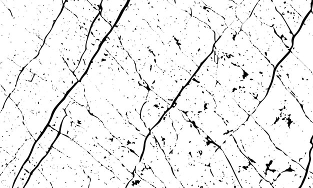 Textura negra grunge de piedras grietas venas rayas líneas Vector fondo