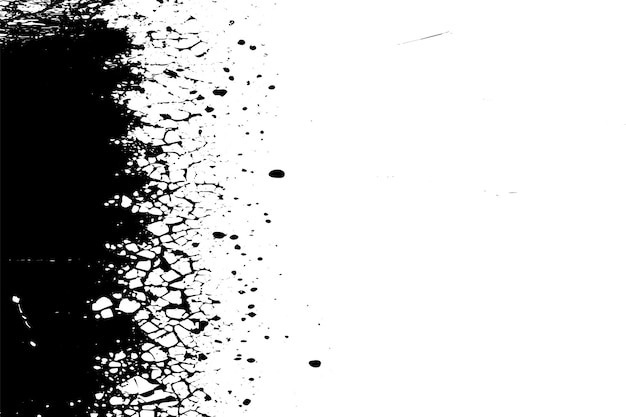 textura negra sobre fondo blanco ilustración vectorial superposición monocromática textura de fondo grunge