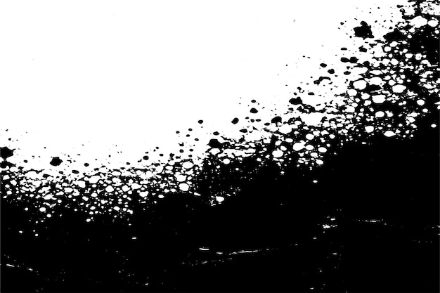 textura negra sobre fondo blanco ilustración vectorial superposición monocromática textura de fondo grunge