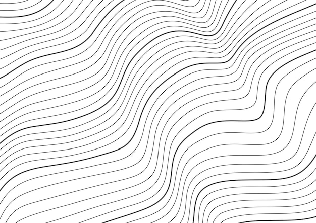 Textura de onda abstracta con vector de fondo blanco