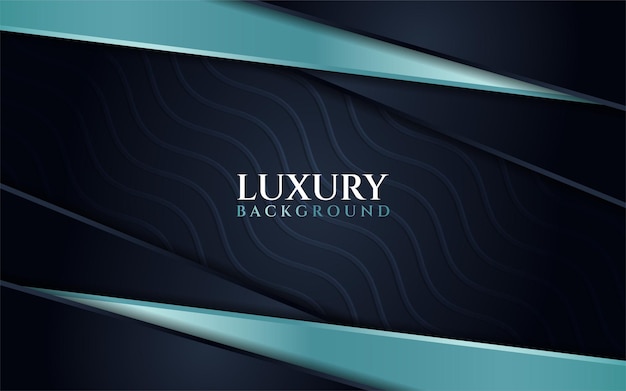 Textura de onda de fondo azul marino de lujo con degradado de línea Tosca