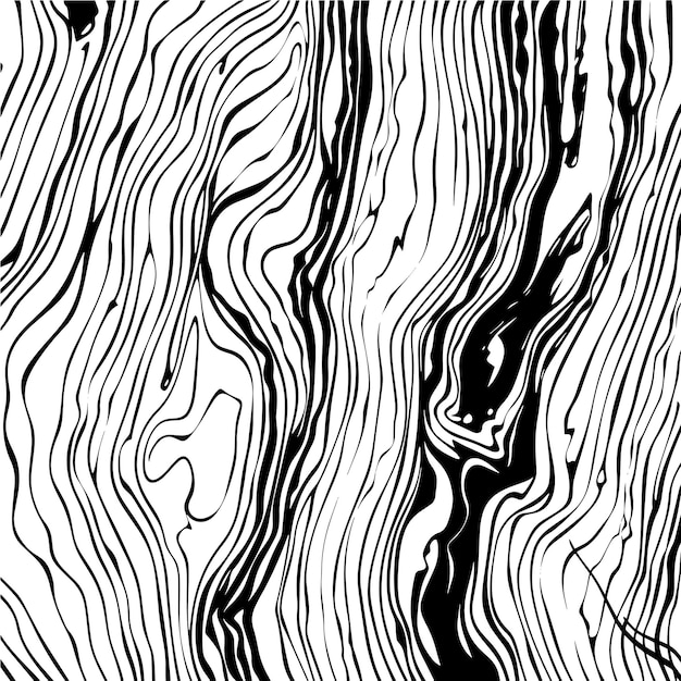 Textura orgánica Ondas de madera cruzadas Golpe lineal de mano libre Golpe de línea orgánica con textura