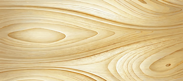 Vector textura panorámica de madera clara con nudos vector