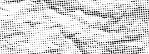 Textura de papel arrugado de medio tono papel de pared de página arrugado negro fondo rugoso salpicado
