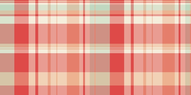 Textura parcial tela a cuadros patrón de niño vector sin costuras Diwali tartan cheque textil de fondo en colores rojos y claros