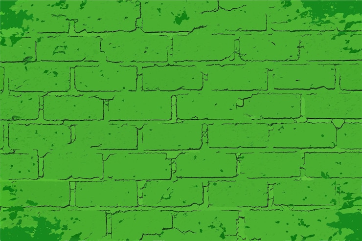 Vector textura de la pared de color verde áspero