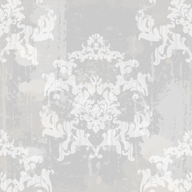 Textura de patrón barroco vintage