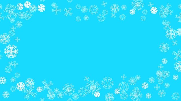 Textura de patrón de colores brillantes de un marco de nieve blanca festiva de invierno Navidad de Año Nuevo